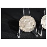 Franklin Half Dollar Coins (Lot of 3)