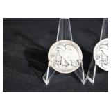 Walking Liberty Half Dollars - Vintage U.S. Silver Coins (Lot of 3)