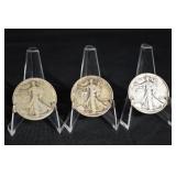 Walking Liberty Half Dollar (Lot of 3)