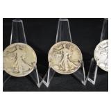 Walking Liberty Half Dollar (Lot of 3)