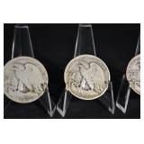 Walking Liberty Half Dollar (Lot of 3)