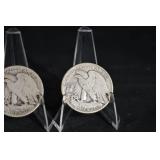 Walking Liberty Half Dollars - 1937 (Lot of 3)