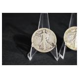 Walking Liberty Half Dollar Coins (Lot of 3)