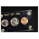 U.S. Special Mint Set 1965 - 6-Coin Display Panel
