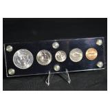 U.S. Special Mint Set 1965 - 6-Coin Display Panel