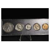 1945 Uncirculated Date Set