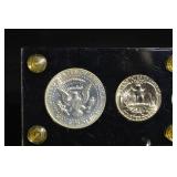 U.S. Special Mint Set 1966 SMS - 5 Coin Kennedy Half Dollar, Dime, Nickel, Quarter, Cent