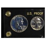 1960 U.S. Proof Set - 5 Coins in Acrylic Display Case