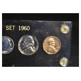 1960 U.S. Proof Set - 5 Coins in Acrylic Display Case
