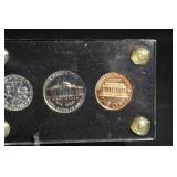 1960 U.S. Proof Set - 5 Coins in Acrylic Display Case