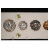 U.S. Proof Set 1960 - Small Date Lincoln Cent - 5 Coin Display Set