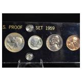 1959 U.S. Proof Set in Acrylic Display Panel