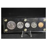 1961 U.S. Proof Set (5 coins) Lincoln Cent, Nickel, Dime, Quarter, Franklin Half Dollar