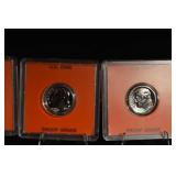 Roosevelt Dime 1962 - Proof Grade (Lot of 5)