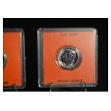 1962 Roosevelt Dimes - Proof Grade (Lot of 2)