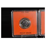 Roosevelt Dime 1960-1961 90% Silver Proof Grade Set (5 Coins)