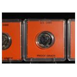 Roosevelt Dime 1960-1961 90% Silver Proof Grade Set (5 Coins)