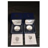 2024 Morgan Dollar (San Francisco) & 2024 Peace Dollar (San Francisco) - 999 Fine Silver