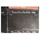 United States Proof Sets Collection (Assorted Years 1974-1977) Lot Of 9