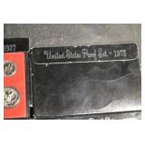 United States Proof Sets Collection (Assorted Years 1974-1977) Lot Of 9