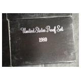 United States Proof Set 1980-1982 in Original Black Presentation Boxes Lot Of 10