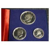 US Mint Bicentennial Silver Proof Set 1776-1976 - 3-Coin, 40% Silver