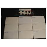 U.S. Mint Uncirculated Coin Year Sets - 1977-1981 (Lot of 10)