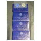 1971 40% Eisenhower Uncirculated Silver Dollar - Boxed Set of 4