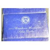 1971 40% Eisenhower Uncirculated Silver Dollar - Boxed Set of 4