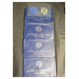 1974 Eisenhower Dollar 40% Silver - Lot of 4 Uncirculated