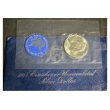 1974 Eisenhower Dollar 40% Silver - Lot of 4 Uncirculated