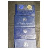 US Mint 1973 Eisenhower Uncirculated Silver Dollar (40% Silver) - 4-Pack