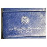 US Mint 1973 Eisenhower Uncirculated Silver Dollar (40% Silver) - 4-Pack