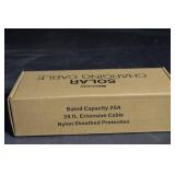 Patriots Solar Charging Cable - 25-Foot Extension, 25A, Nylon Sheathed