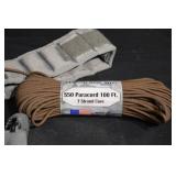 BK Tactical 3-Point Sling T3PS-007 - 550 Paracord 100 ft - Wise Fire Starter