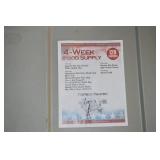 Patriot Pantry 4-Week Food Supply - 128 Servings - 4 Stacked Totes