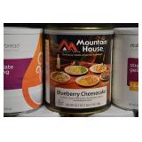 Mountain House Raspberry Crumble & Blueberry Cheesecake; Daily Bread Chocolate Pudding & Royale