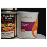 Mountain House Raspberry Crumble & Blueberry Cheesecake; Daily Bread Chocolate Pudding & Royale