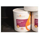 Mountain House Raspberry Crumble & Blueberry Cheesecake; Daily Bread Chocolate Pudding & Royale