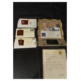 Postal Commemorative Society First Day of Issue Covers and Album Pages - USA Stamps