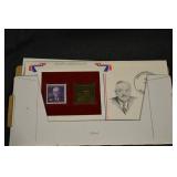 Postal Commemorative Society First Day of Issue Covers and Album Pages - USA Stamps