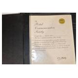 Postal Commemorative Society First Day of Issue Covers and Album Pages - USA Stamps