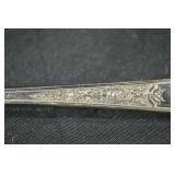 I. Rogers Bros Silver Plate Flatware Set in Red Velvet Case