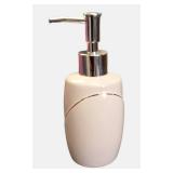 Piper & Home |  4-Piece Mosaic Pattern Ceramic Bath Set White with gold highlights