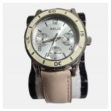 Relic by Fossil offers a stainless steel chronograph watch.