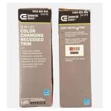 Commercial Electric | Two Slim KED Color-Changing Recessed Trims