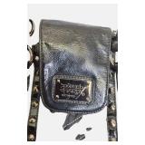 Ed Hardy by Christian Audigier with sequin & leather with skull design