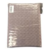 New Grey Duvet and Pillow Shams, 104" x 90", still in packaging.