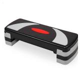 Balance From Aerobic Exercise Step Platform, Home & Gym Workout Stepper,