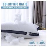 Meoflaw | Pillows for Sleeping (2-Pack), Luxury Hotel Pillows Queen Size Set of 2,Bed Pillows for Side and Back Sleeper (Queen)